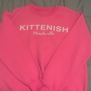 Baby pink Nashville kittenish sweatshirt medium in adult
